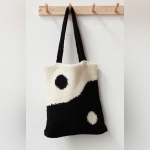 Free People Yin Yang Knit Tote Bag